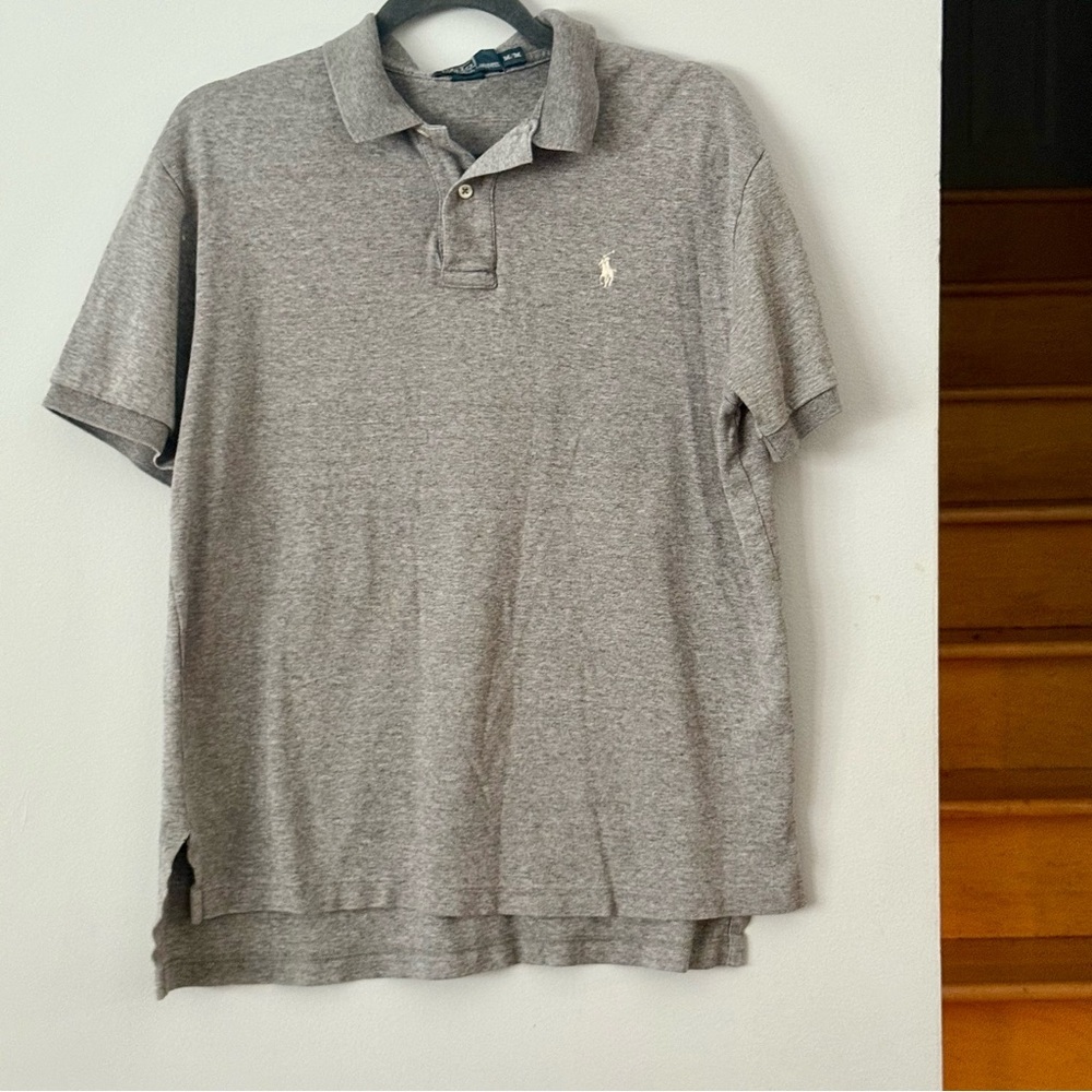 Polo by Ralph Lauren Heather Gray Short Sleeve Polo